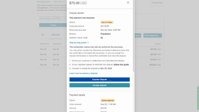 Counter Dispute Final